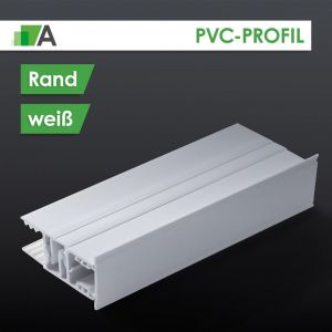 PVC-Profil Rand weiß