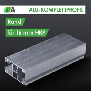 Alu-Klemmdeckel weiß - für 16 mm HKP
